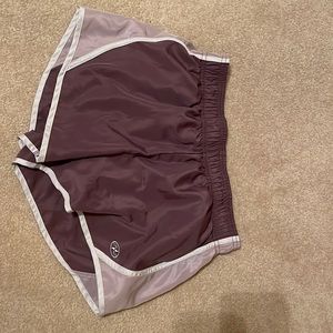 Two-toned purple NYL sport athletic shorts